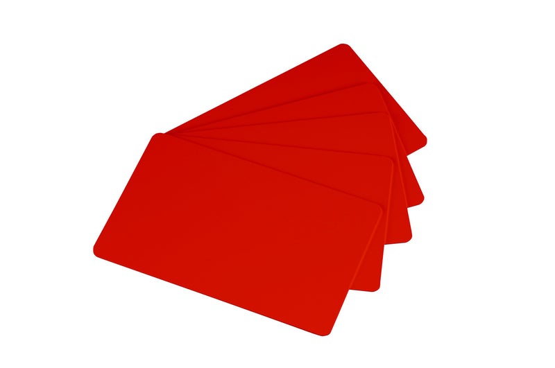 easyIDea Pack of 500 Red CR80 PVC Cards | 30 mil by easyIDea - Image 3